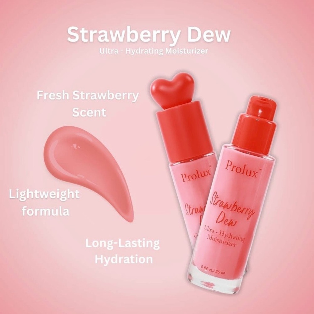 Strawberry Dew Ultra-Hydrating Moisturizer - Pink